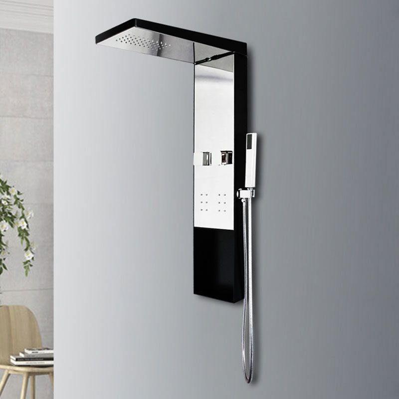 Colonne de douche hydromassante : découvrez notre colonne de douche noire !