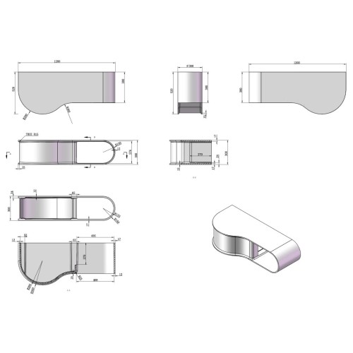 Ensemble plan de toilette et vasque ronde SDVP9L+SDVP3