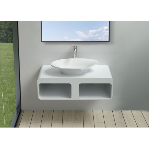 Ensemble plan de toilette et vasque à poser SDK52 + SDV45-N