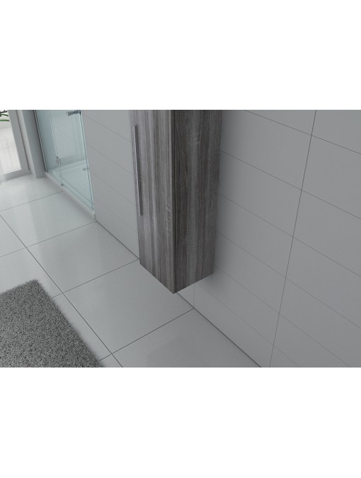 Colonne de rangement couleur chêne gris PAL150CG salle de bain