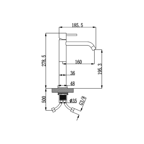 Robinet mitigeur CAMELIA Chrome