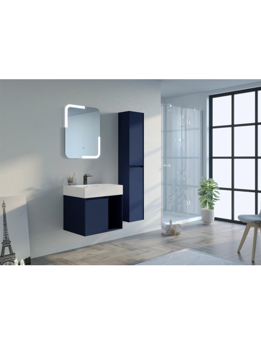 Meuble salle de bain ARTENA 600 Bleu Saphir