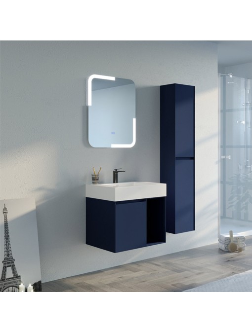 Meuble salle de bain ARTENA 600 Bleu Saphir