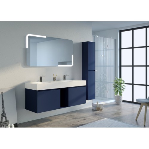 Meuble salle de bain ARTENA 1400 Bleu Saphir