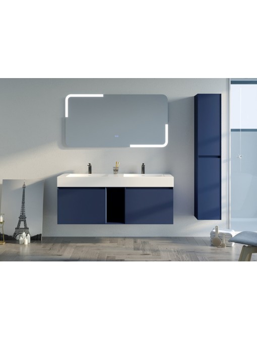 Meuble salle de bain ARTENA 1400 Bleu Saphir