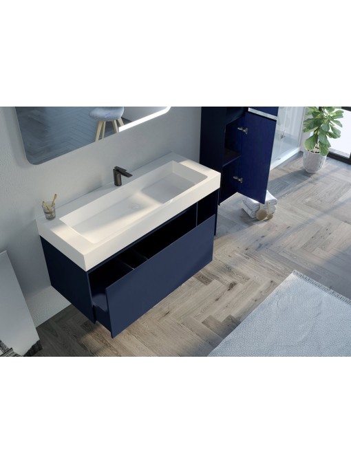 Meuble salle de bain ARTENA 1200 Bleu Saphir
