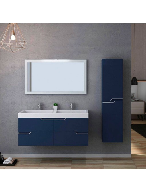 Meuble de salle de bain CALABRO 1200 Bleu saphir