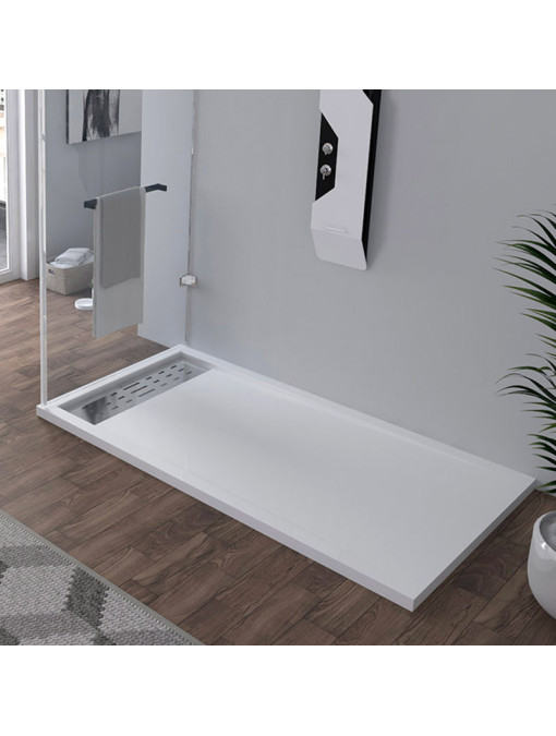 Receveur de douche en Gel coat ALICANTE Blanc 160x90cm