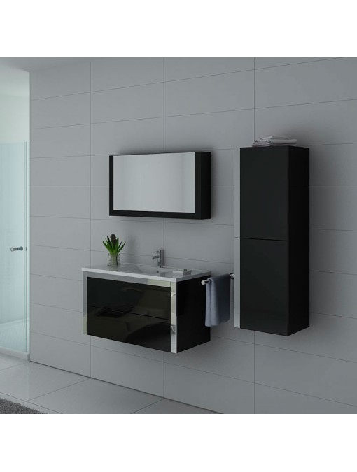 Meuble de salle de bain DIS025-900 Noir