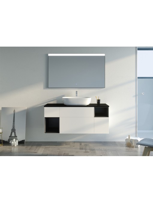 Meuble de salle de bain SORIANO Blanc