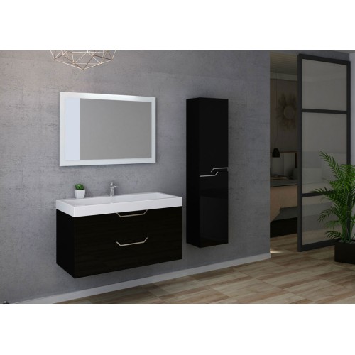 Meuble de salle de bain CALABRO 1000 Noir