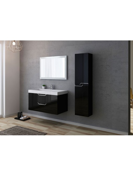 Meuble de salle de bain CALABRO 1000 Noir