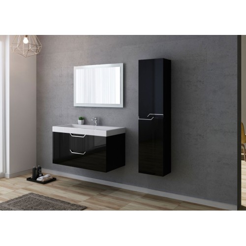 Meuble de salle de bain CALABRO 1000 Noir