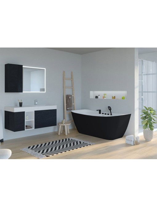 Baignoire îlot Alcira Black