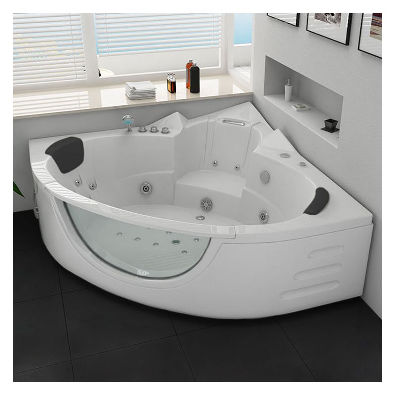 Baignoire balneo d'angle 2 places Seattle-S 26 jets