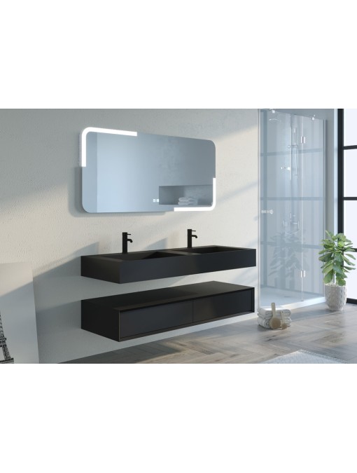 Ensemble Meuble de salle de bain FLORENTINO 1400N