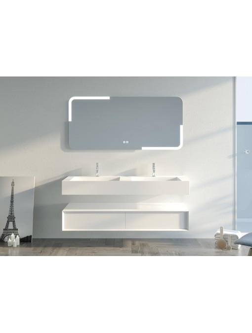 Ensemble Meuble de salle de bain FLORENTINO 1400B