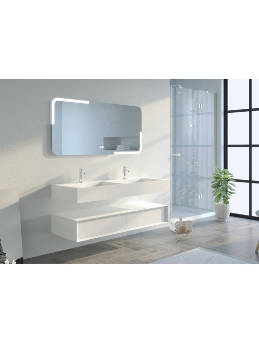 Ensemble Meuble de salle de bain FLORENTINO 1400B