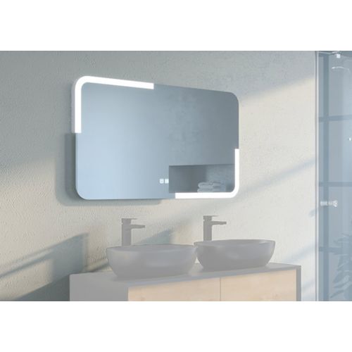 Miroir rectangulaire à LED PRISMA_1200