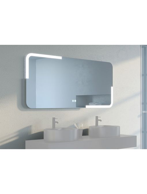 Large Miroir rectangulaire à LED PRISMA_1400