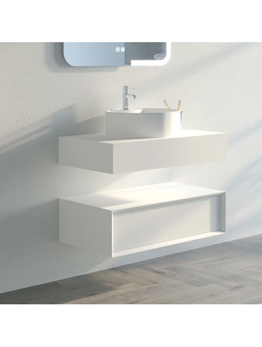 Meuble de salle de bain FABRIANO 800 Blanc mat