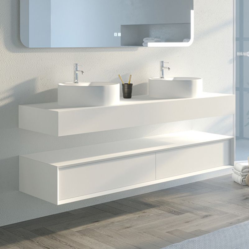 Meuble de salle de bain FABRIANO 1600 blanc mat