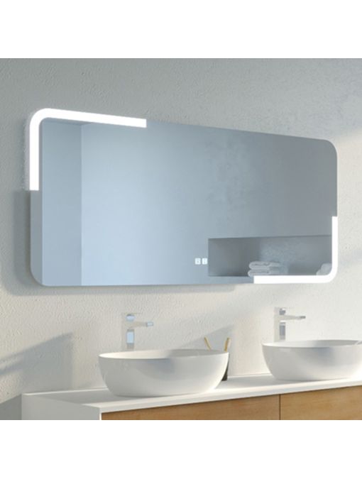 Miroir rectangulaire de salle de bain à LED PRISMA_1600