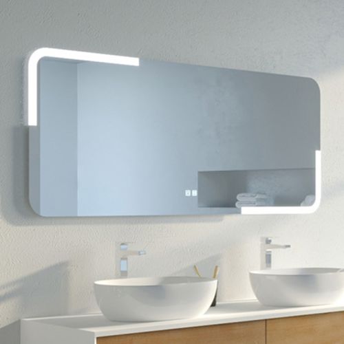 Miroir rectangulaire de salle de bain à LED PRISMA_1600