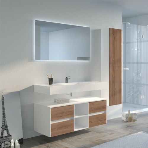 Bel ensemble Meuble de salle de bain VISENZA 1200 SV-B