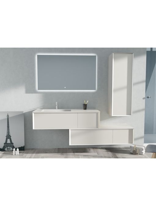 Meuble de salle de bain Avigliano 1200 blanc