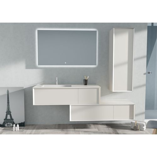 Meuble de salle de bain Avigliano 1200 blanc