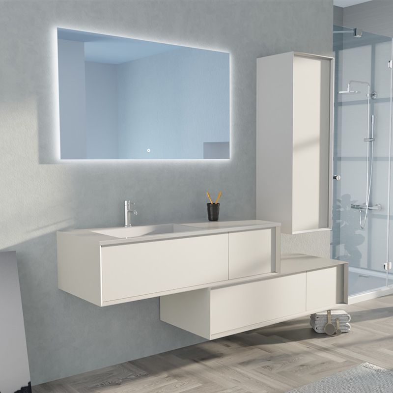 Meuble de salle de bain Avigliano 1200 blanc