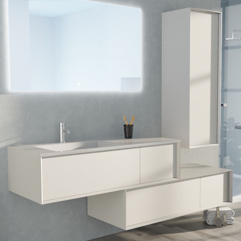 Meuble de salle de bain Avigliano 1200 blanc