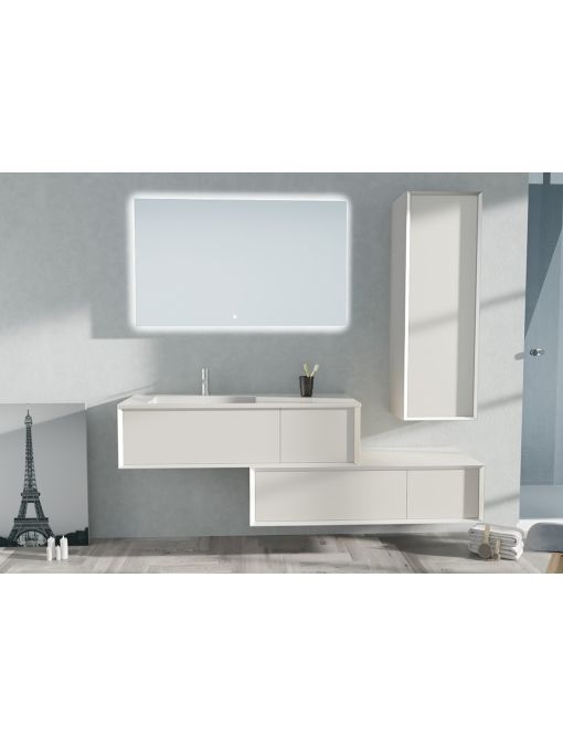 Meuble de salle de bain Avigliano 1200 blanc