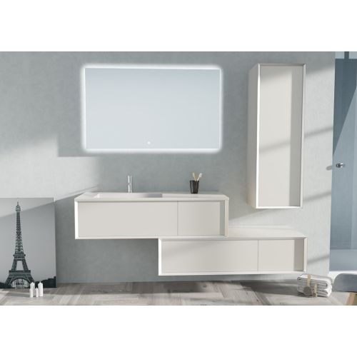 Meuble de salle de bain Avigliano 1200 blanc