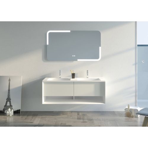 Meuble de salle de bain Design Portofino 1200 Blanc