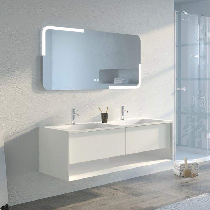 Meuble de salle de bain Portofino 1400 Blanc