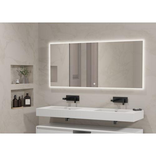 Miroir rectangulaire à LED EASY_1600