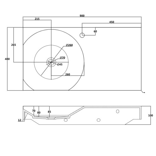 Plan vasque design avec porte-serviette SDPW13-E