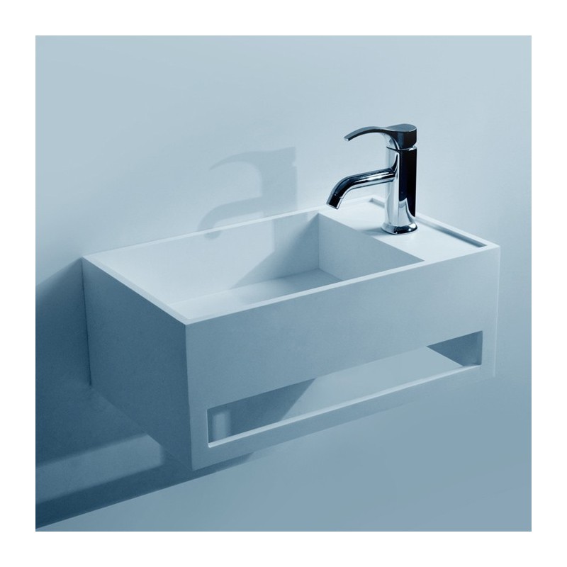 Lave-mains pour sanitaire SDWD3877 avec porte-serviette intégré